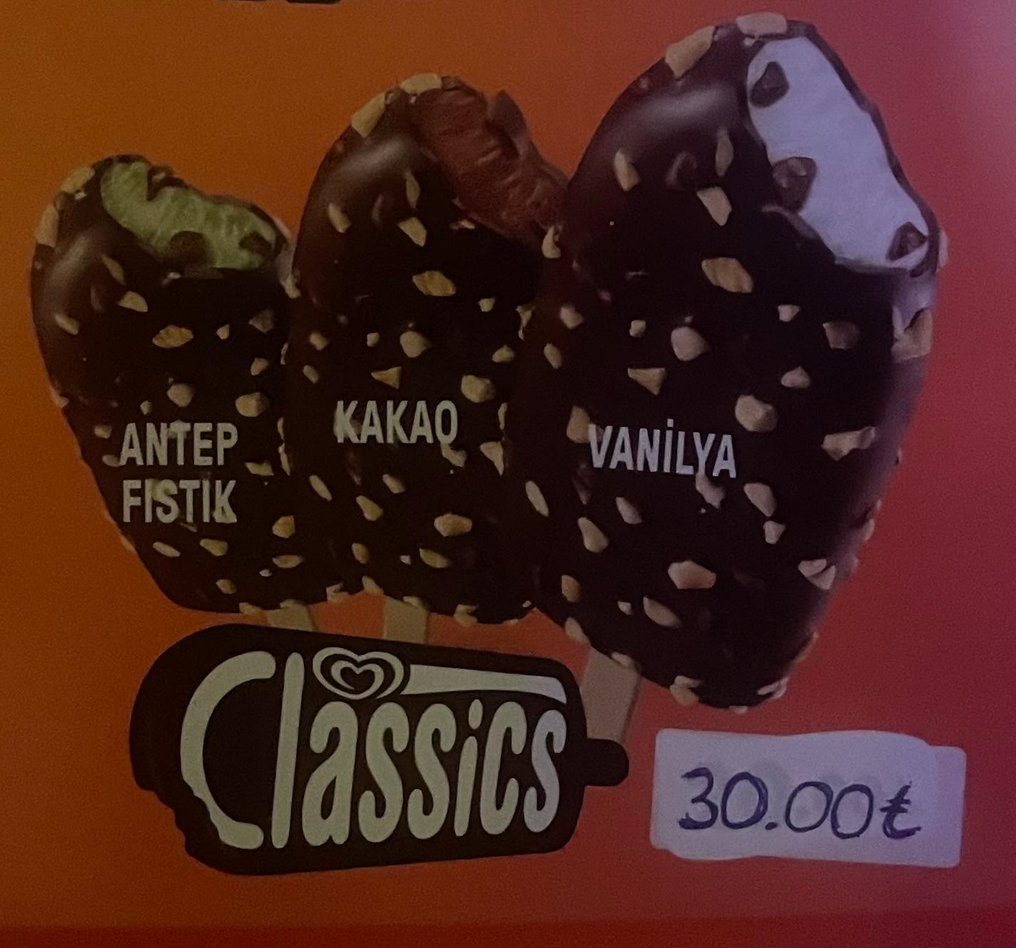 Algida Classics (Kakao / Vanilya)